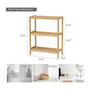 Elepude Estante de bambú estante de almacenamiento_7
