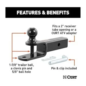 Curt 45005 3in1 ATV pelota Monte_3
