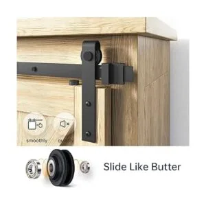 EaseLife Kit de riel para puerta corrediza con montaje_3