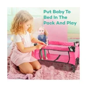 Mommy Me estuche de juego muñeca 3 en 1 paquete de_2