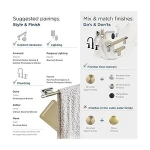 Esquire Anillo de toalla contemporáneo de níquel_5