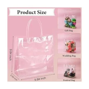 85 bolsas de regalo de PVC transparente con asas bolsas_2