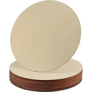 SEHOI Círculos redondos de madera 24 piezas de rebanadas_1