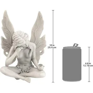 Design Toscano Gazing Secret Garden Estatua de hada de 10_7