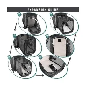 PetAmi Mochila para perros y gatos mochila expandible_3