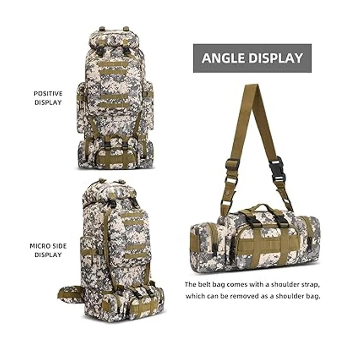 HongXingHai Mochila de senderismo para campamento de 100_2