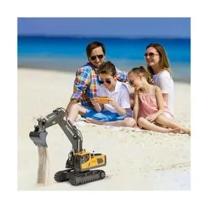 DDAI Remote Control Excavator Toys for 4 5 Year Old Boys_3