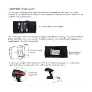 DUMBORC X6 Transmisor RC de 6 canales de 2.4 GHz con_4