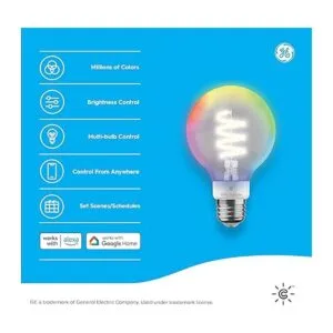 GE CYNC Bombillas LED inteligentes luces que cambian de_2