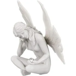 Design Toscano Gazing Secret Garden Estatua de hada de 10_3