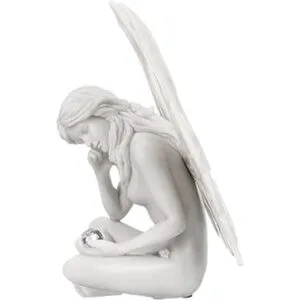 Design Toscano Gazing Secret Garden Estatua de hada de 10_4