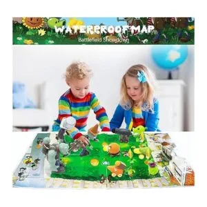 Maikerry Figuras de plantas y zombies juego de 12 figuras_6