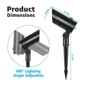 SUNVIE Foco de 30 W para exteriores de 120 V de atardecer_7