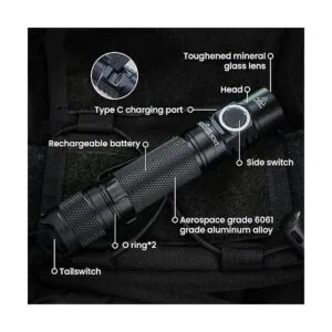 Linterna EDC de 2000 lúmenes luz recargable Sofirn SC31T_3