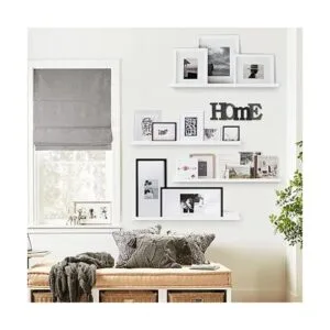 Estantería flotante blanca para niños juego de 4_5