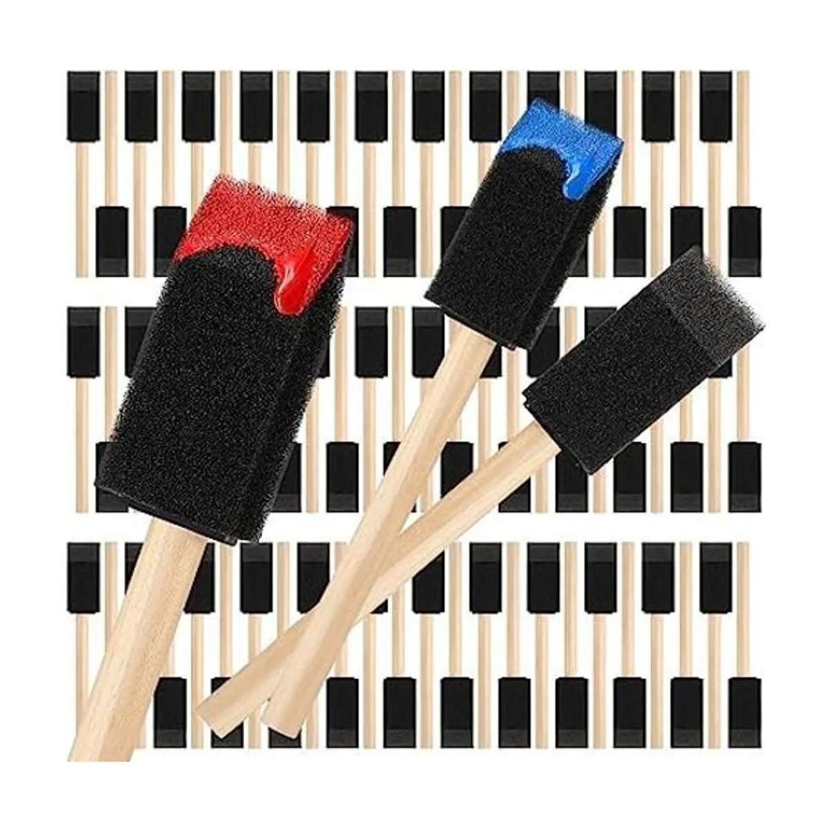 300 pinceles de esponja de 1 pulgada para pintar con_1