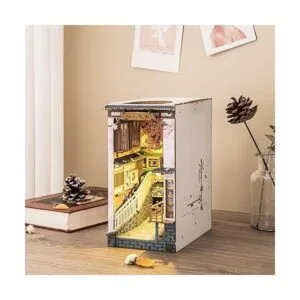 Rowood Kit de rincón de libros decoración de estantería_2