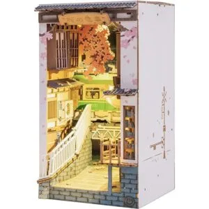 Rowood Kit de rincón de libros decoración de estantería_1