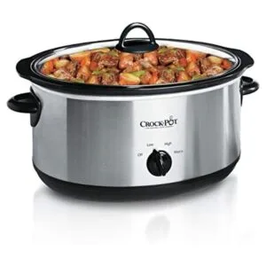 CrockPot Olla de cocción lenta manual ovalada de 7 cuartos_1