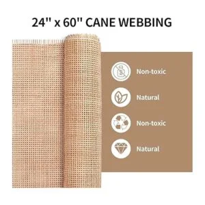 Cintas de caña cuadrada natural de 24 pulgadas de ancho 5_2