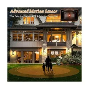 Linterna de pared para exteriores con sensor de_2