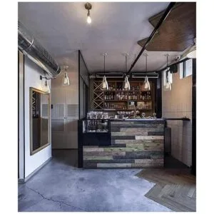 Yosoan Lámpara colgante industrial vintage con 1 luz_4