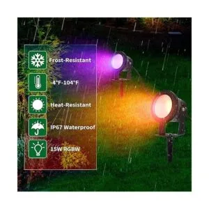 Luces de paisaje de bajo voltaje luces RGB de paisaje_2