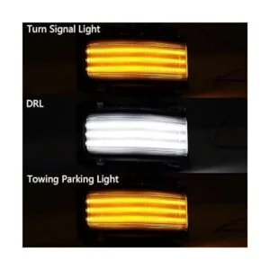 Par de luces de estacionamiento DRL de señal de giro súper_4