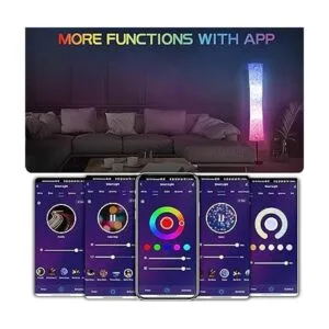 BLUEYE Lámpara de pie RGBCW 2700K6500K aplicación y_4