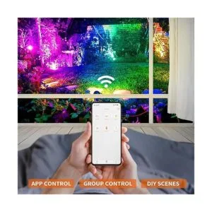 Luces de paisaje de bajo voltaje luces RGB de paisaje_4