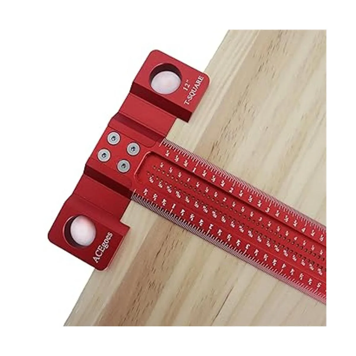 ACEgoes Regla cuadrada en T para carpintería 12 pulgadas_2