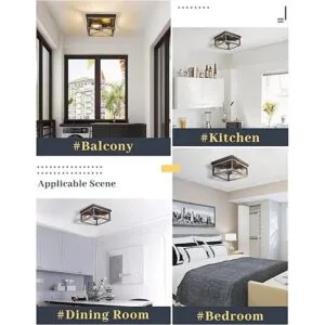 EAPUDUN FMA1384FBDT Lámpara de techo empotrada de 12_2