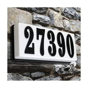 Qualarc SRPAB01BLK Serrano Placa de dirección rectangular_3