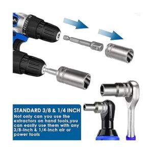 THINKPRO Juego de extractor de pernos mejorado juego de_6