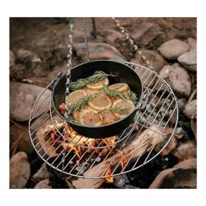 Stansport Trípode de cocina con parrilla de 17 pulgadas_5