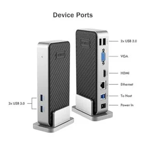 BENFEI Estación de acoplamiento universal USB 3.0 de doble_2