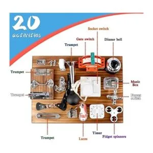 Canuan Tablero ocupado para niños pequeños 20 en 1 tabla_3