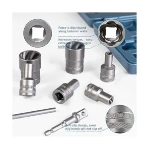 THINKPRO Juego de extractor de pernos mejorado juego de_5