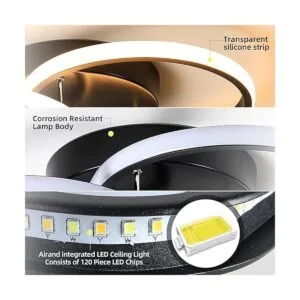 Lámpara de techo LED regulable de 55 W semiempotrada con_4