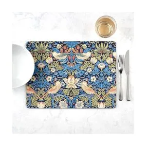 Morris Co Manteles individuales azules de la colección_6