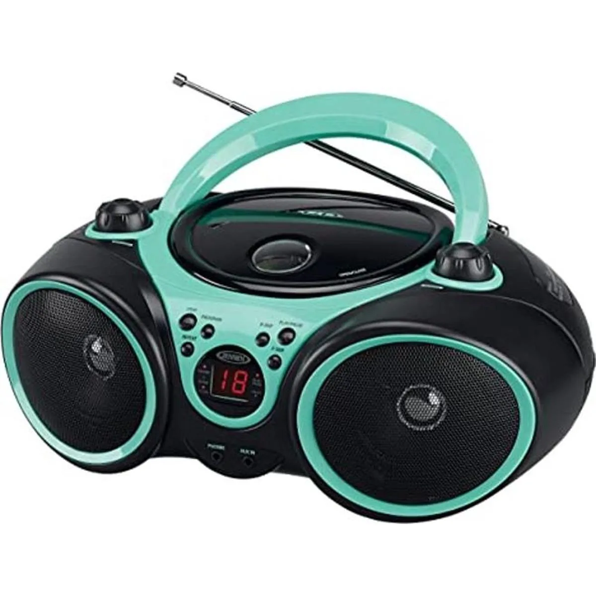 Jensen CD490TE Reproductor de CD estéreo portátil Boombox_1