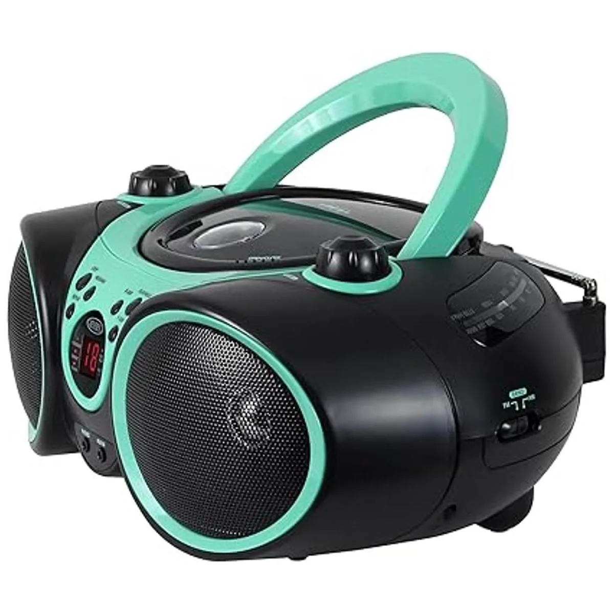 Jensen CD490TE Reproductor de CD estéreo portátil Boombox_5