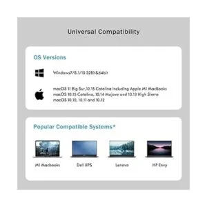 BENFEI Estación de acoplamiento universal USB 3.0 de doble_4