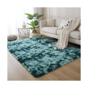 DweIke Alfombras de área suaves y esponjosas para sala de_5