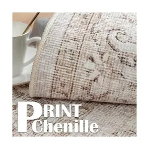 JINCHAN Alfombra persa de 4 x 6 pies estilo vintage_2