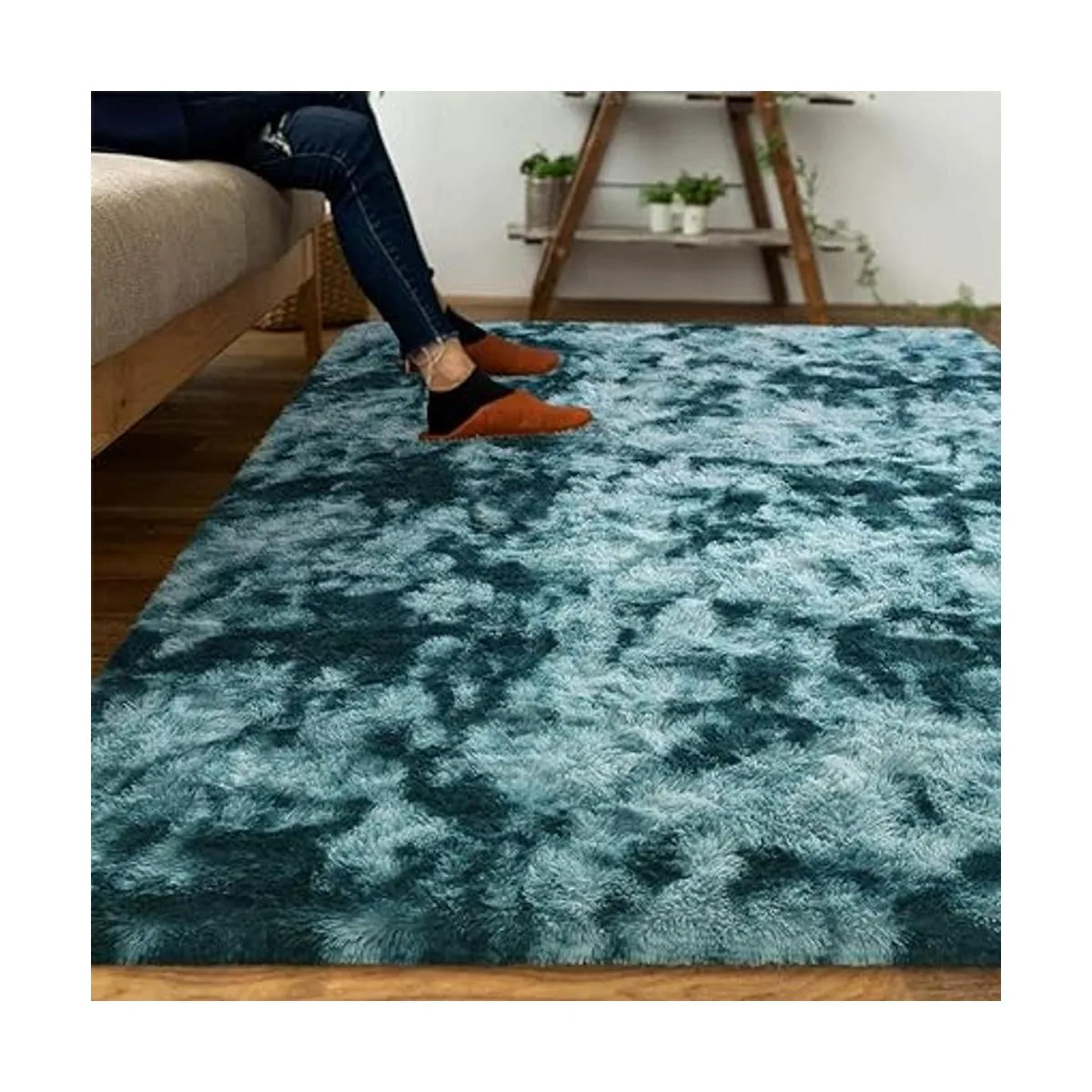 DweIke Alfombras de área suaves y esponjosas para sala de_2