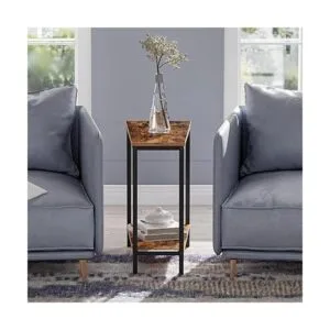 HOOBRO Mesa auxiliar de cuña mesa auxiliar de cuña_2