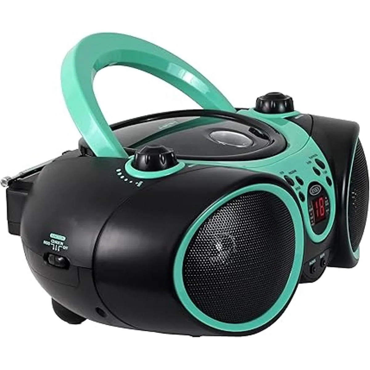 Jensen CD490TE Reproductor de CD estéreo portátil Boombox_4
