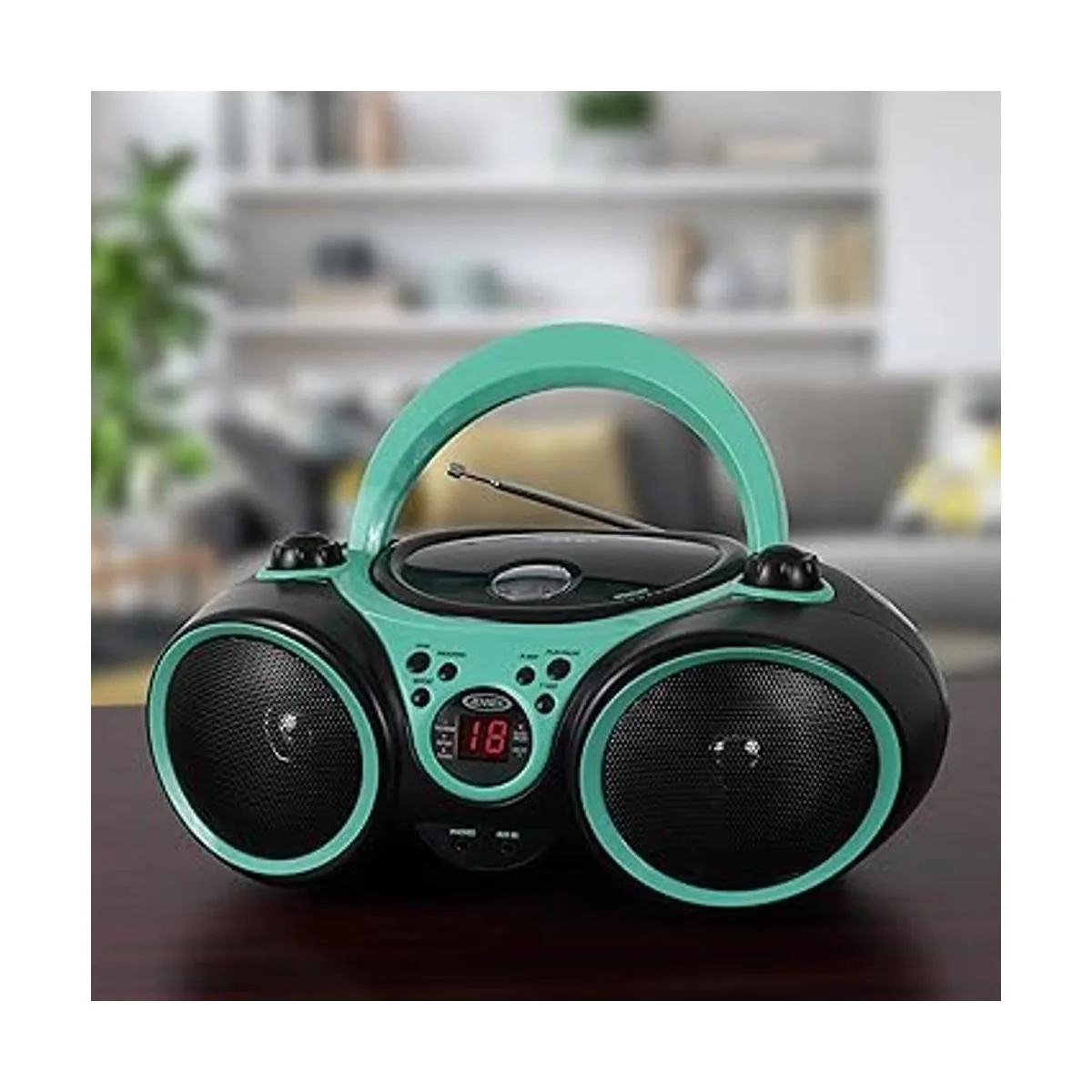 Jensen CD490TE Reproductor de CD estéreo portátil Boombox_2