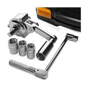 XtremepowerUS llave para tuerca de rueda con estuche_2